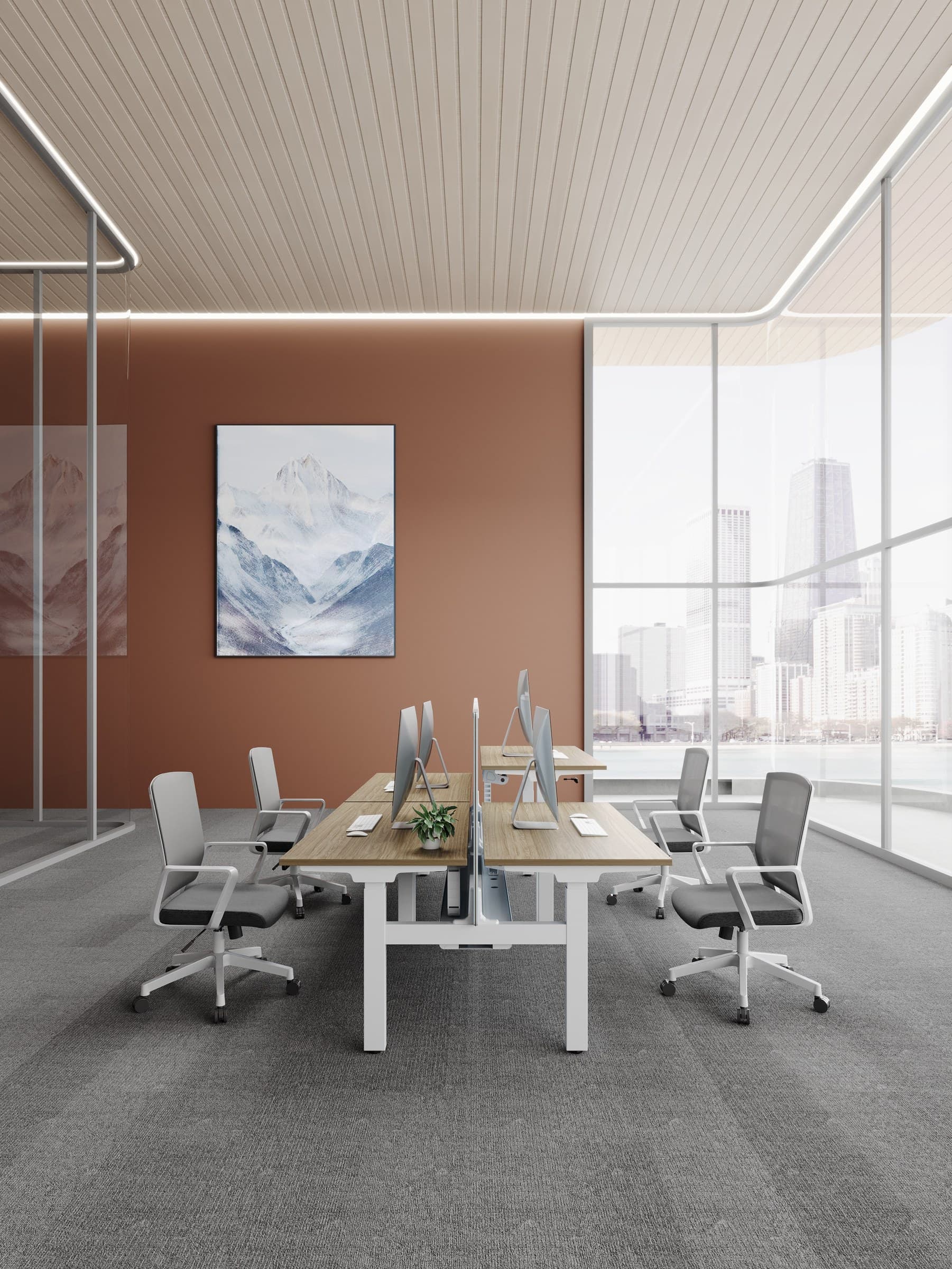 CLE-WTA-A2 Height-Adjustable Workstation