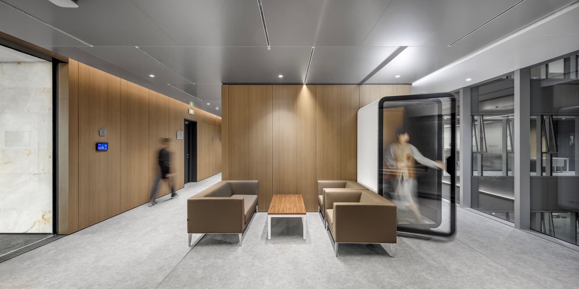 Warm Contemporary Office - 7