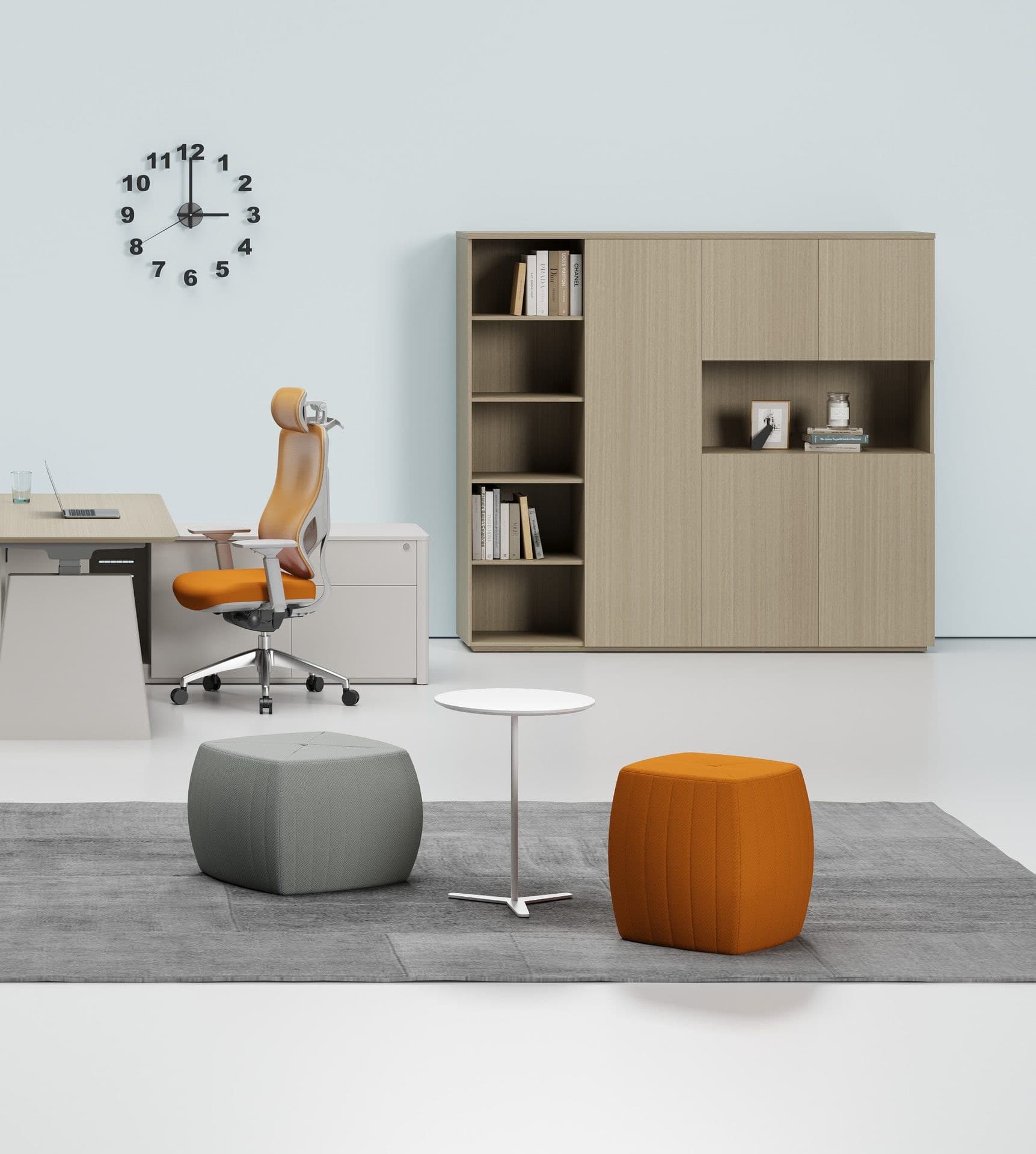 CLE-DC Height-Adjustable Executive Desk