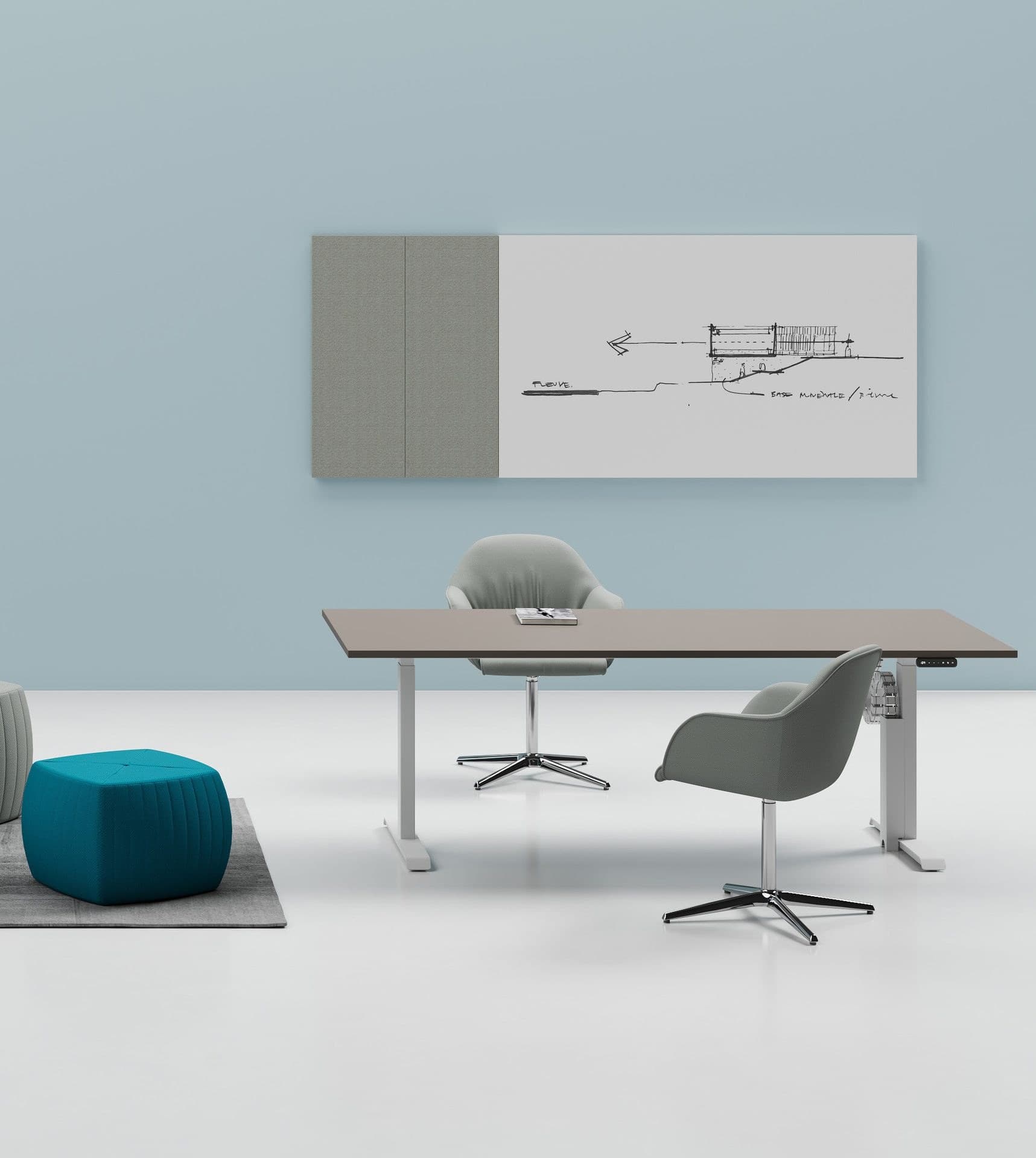 CLE-NTA Height-Adjustable Negotiating Table