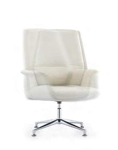 M-03BF Leather Visitor Chair