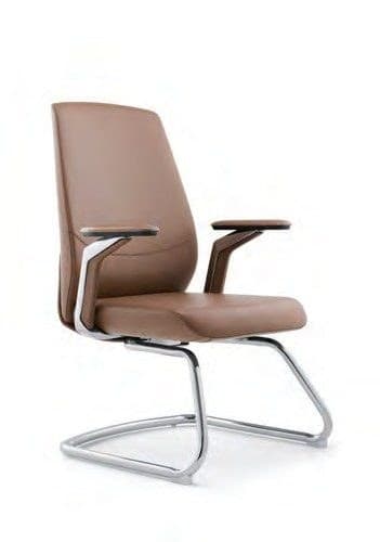 M-10BF Leather Visitor Chair