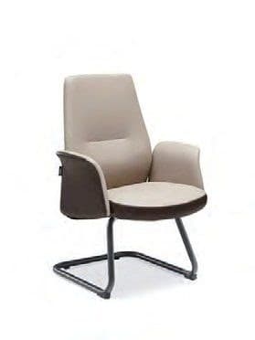 M-15BF Leather Visitor Chair