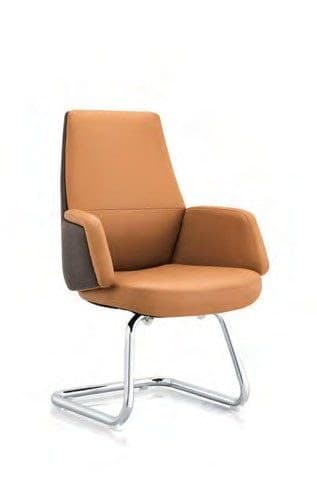 M-38BF Leather Visitor Chair
