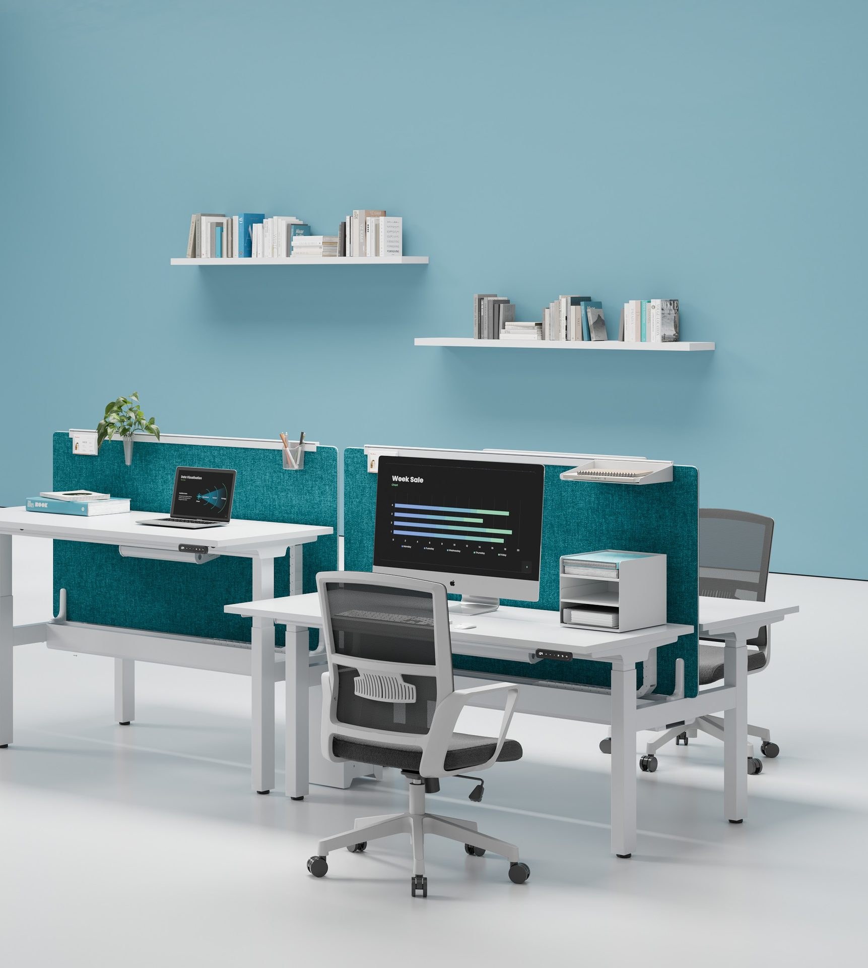 CLE-WTA-A2 Height-Adjustable Workstation