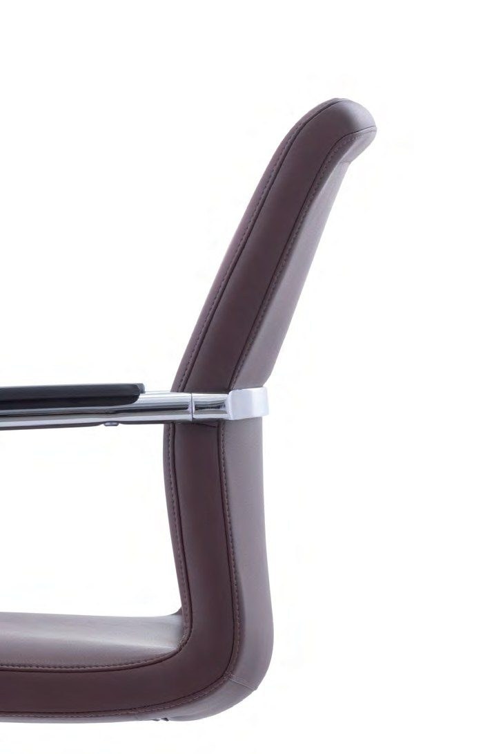 M-39BF Leather Visitor Chair