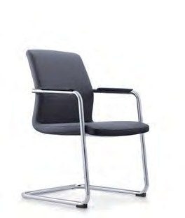 M-39BF Leather Visitor Chair
