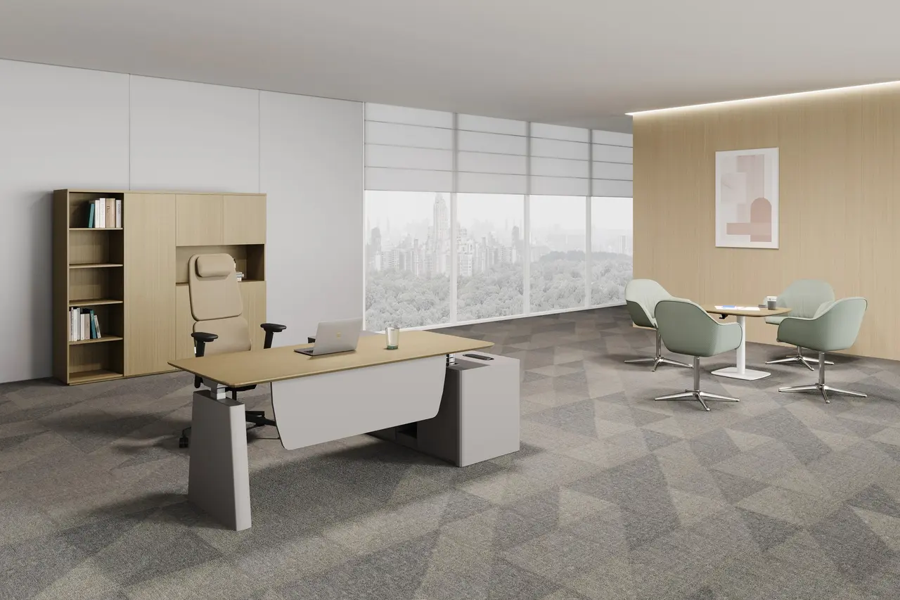CLE-DE Height-Adjustable Executive Desk