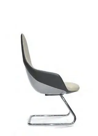 M-09BF Leather Visitor Chair