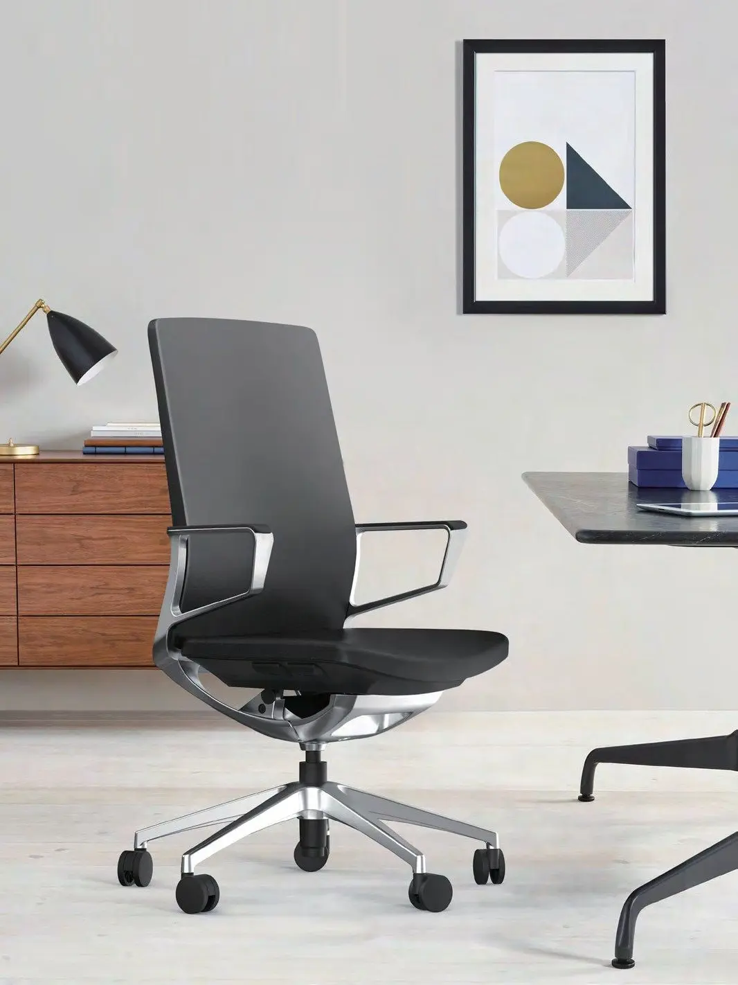 M-42AF Leather Task Chair